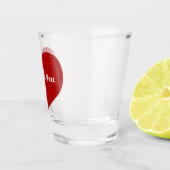 Flachherz-Icon Schnapsglas (Rechts)