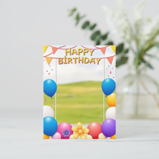 Flachkarte (Stehend Vorderseite)