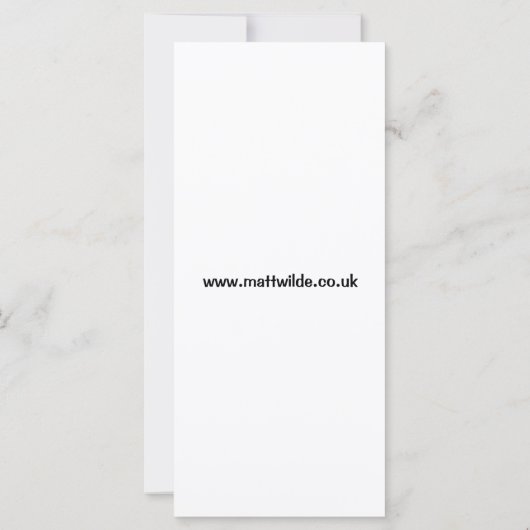 Flachkarte (Rückseite)