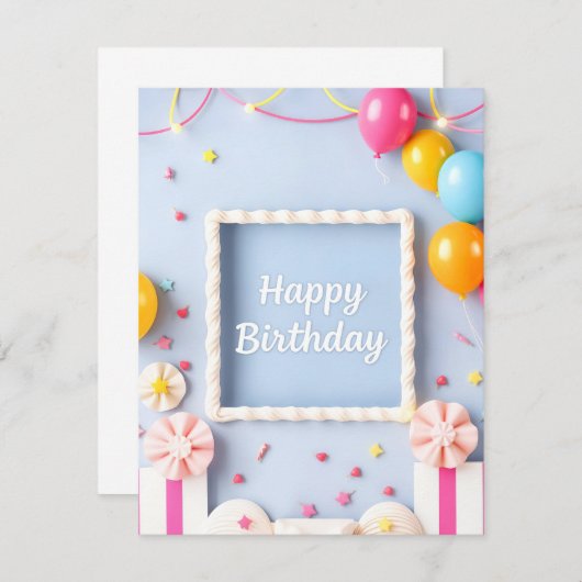 Flachkarte (Vorne/Hinten)