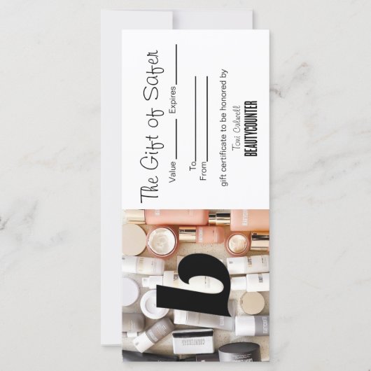 Flachkarte (Vorderseite)