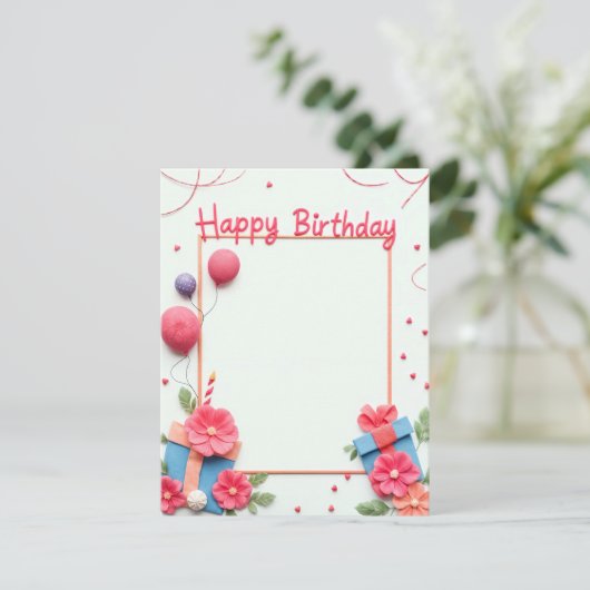 Flachkarte (Stehend Vorderseite)