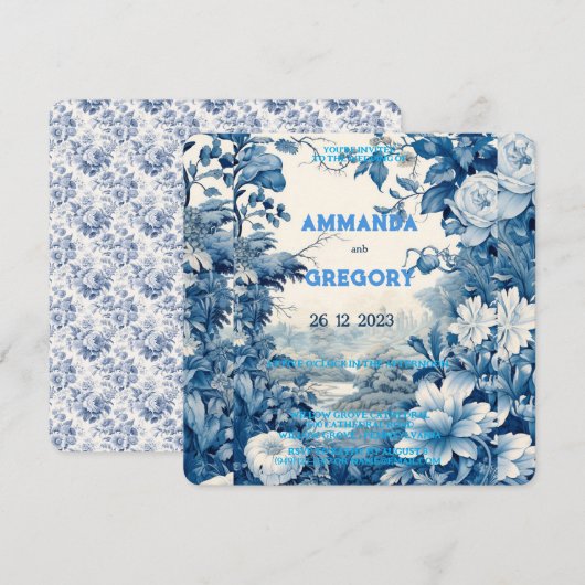 Flachkarte (Vorne/Hinten)