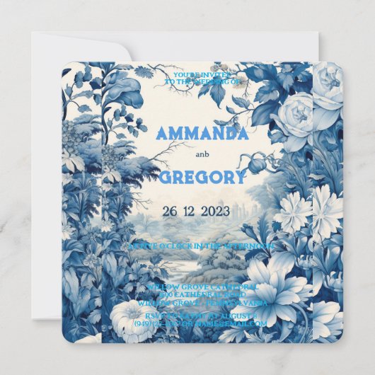 Flachkarte (Vorderseite)