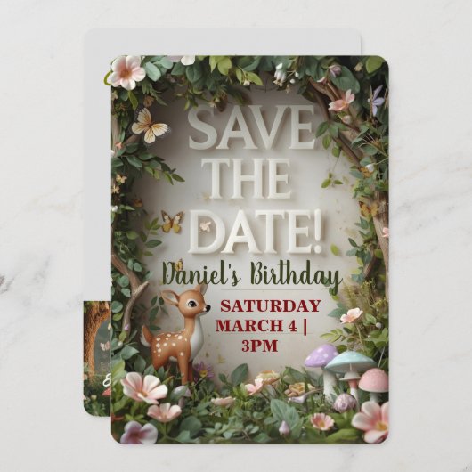 Flachkarte (Vorne/Hinten)