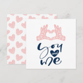 Flachkarte (Vorne/Hinten)