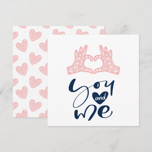 Flachkarte (Vorne/Hinten)