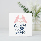 Flachkarte (Stehend Vorderseite)