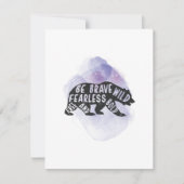 Flachkarte (Vorderseite)