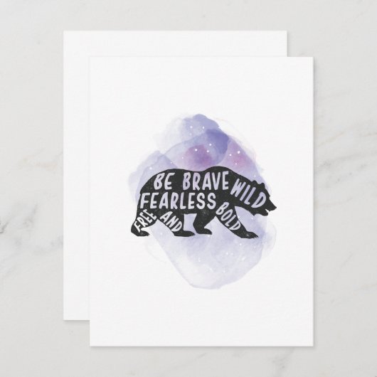 Flachkarte (Vorne/Hinten)