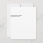 Flachkarte (Rückseite)