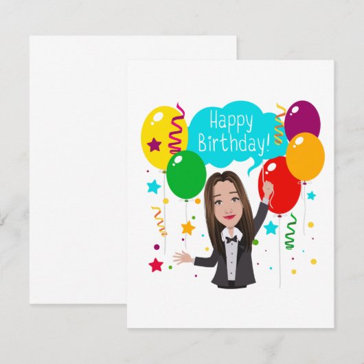 Flachkarte (Vorne/Hinten)