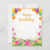 Flachkarte (Vorderseite)