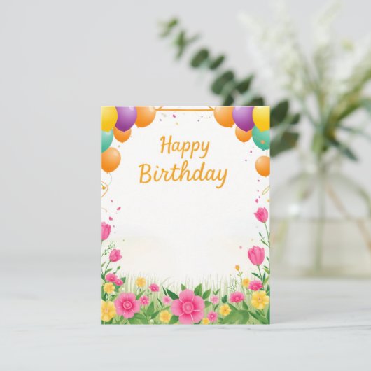 Flachkarte (Stehend Vorderseite)