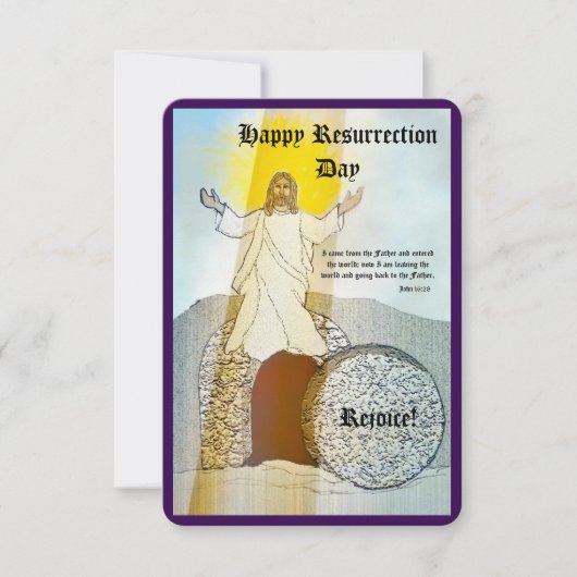 Flachkarte (Vorderseite)