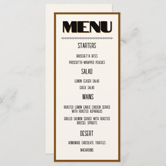 Flachkarte (Vorne/Hinten)