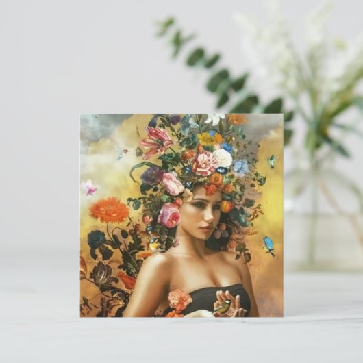 Flachkarte (Stehend Vorderseite)