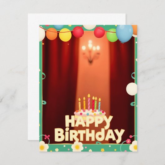 Flachkarte (Vorne/Hinten)