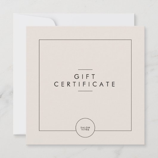 Flachkarte (Vorderseite)