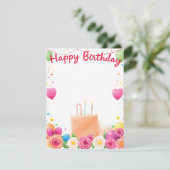 Flachkarte (Stehend Vorderseite)