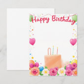 Flachkarte (Vorne/Hinten)