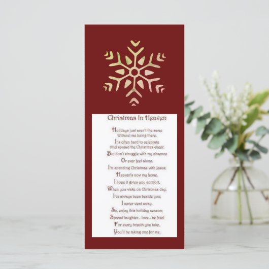 Flachkarte (Stehend Vorderseite)