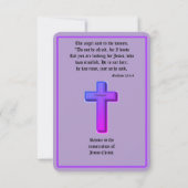 Flachkarte (Rückseite)