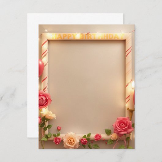 Flachkarte (Vorne/Hinten)