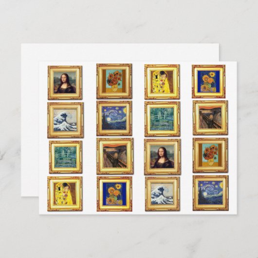 Flachkarte (Vorne/Hinten)