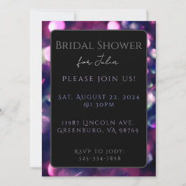 Flachkarte, Berry Sparkle Dark