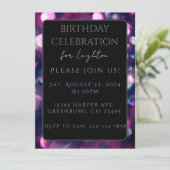 Flachkarte, Berry Sparkle Dark (Stehend Vorderseite)