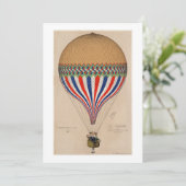 FLACHKARTE (BLANK) : FRANZÖSISCHER FLAGTHEMENBALLO (Stehend Vorderseite)