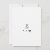 Flachkarte, die durch den Glauben geht, keine Sehn (Rückseite)