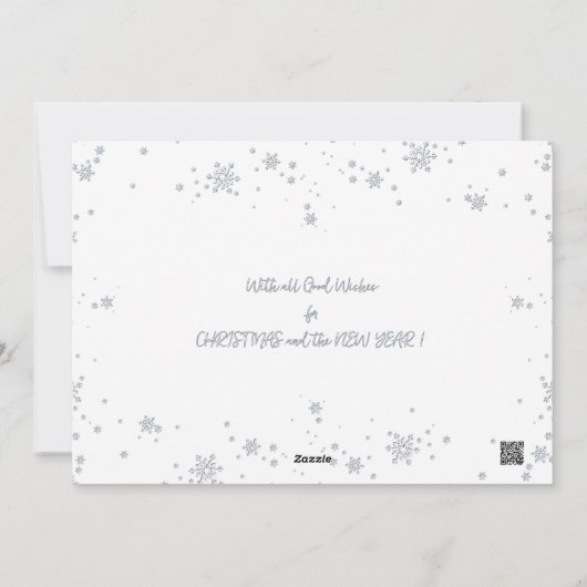 Flachkarte Frohe Weihnachten 2025(ElfSanta) (Rückseite)