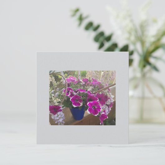 Flachkarte für besondere Meldung oder Ankündigung (Stehend Vorderseite)