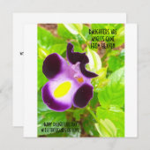 FLACHKARTE FÜR DEN TOCHTERTAG (Vorne/Hinten)