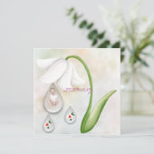 Flachkarte für weiße Failletten (Stehend Vorderseite)