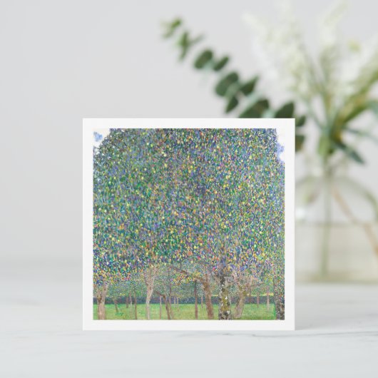 FLACHKARTE : GUSTAV KLIMT : PEAR TREE 1903 (Stehend Vorderseite)