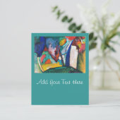 FLACHKARTE : KANDINSKY : DER WASSERFALL (Stehend Vorderseite)