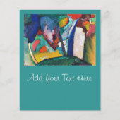 FLACHKARTE : KANDINSKY : DER WASSERFALL (Vorderseite)