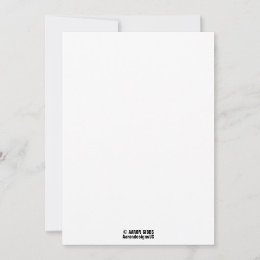 Flachkarte Keine Zufälle, nur Wunder Kat Gizmo (Rückseite)