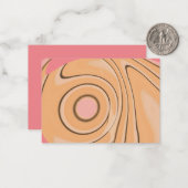 Flachkarte mit abstraktem Design Mitteilungskarte (Vorderseite/Rückseite Beispiel)