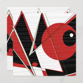 Flachkarte mit rotem Auge