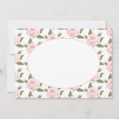 Flachkarte oder Vintage Rosen einladen Einladung (Vorderseite)