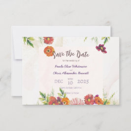 Flachkarte Save the Date