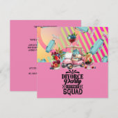 Flachkarte Save the Date (Vorne/Hinten)