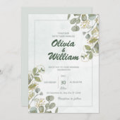 Flachkarte Save the Date (Vorne/Hinten)