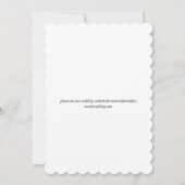 Flachkarte Save the Date (Rückseite)