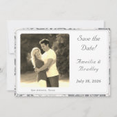 Flachkarte Save the Date (Vorderseite)