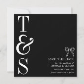 Flachkarte Save the Date (Vorderseite)